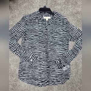 Michael Kors zebra print top